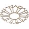 Ekena Millwork Augustus Wood Fretwork Pierced Ceiling Medallion, Hickory, 26"OD x 9 1/8"ID x 3/8"T CMWP26X26X0375AUHI - alternate 3
